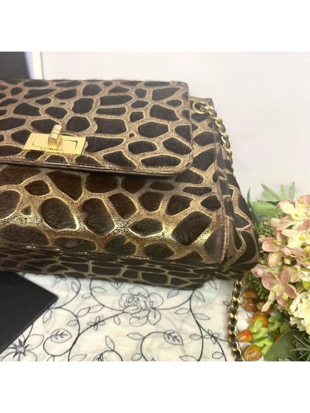 Chanel Calf Hair 2.55 Chain Shoulder